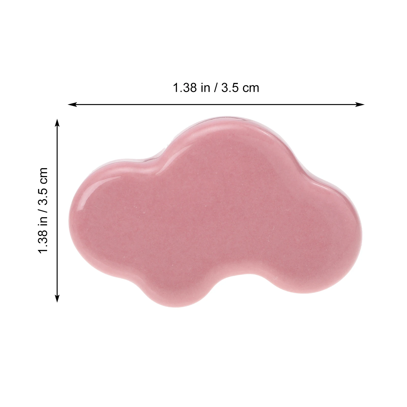 

4Pcs Cloud-Shaped Cabinet Pull Handles Ceramic Drawer Knobs for Wardrobe Door Use Home Furniture Door Pull Handle