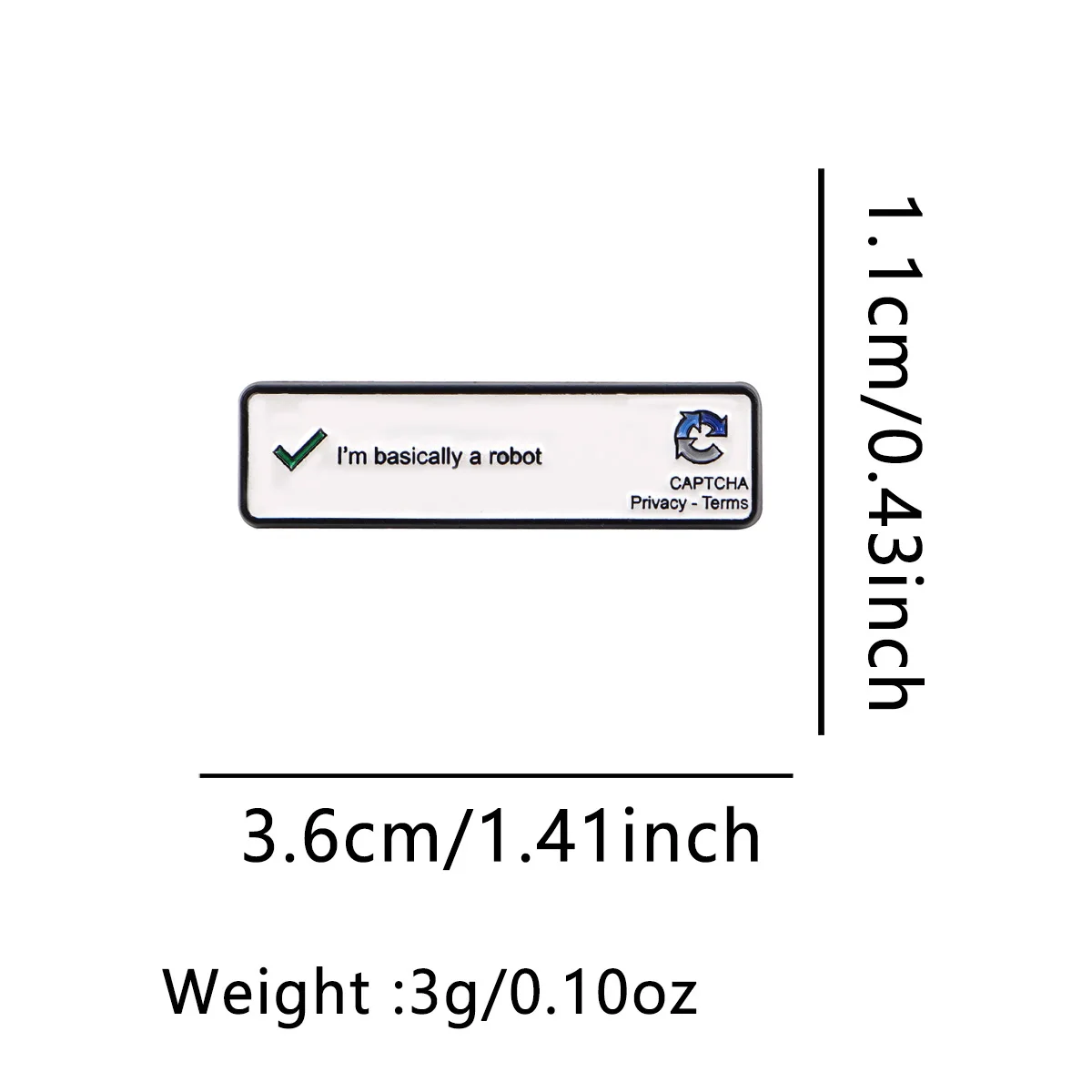 Je suis fondamentalement un robot épingles à revers pour sac à dos épingle en émail Cool hommes femmes broche pour vêtements porte-documents Badges accessoires