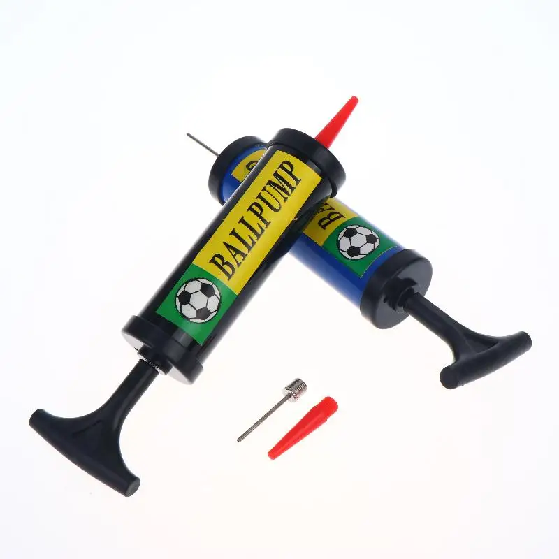 Portable Manual Balloon Pump With Needle And Nozzle Ball Inflator For Football Basketball Volleyball Swimming
