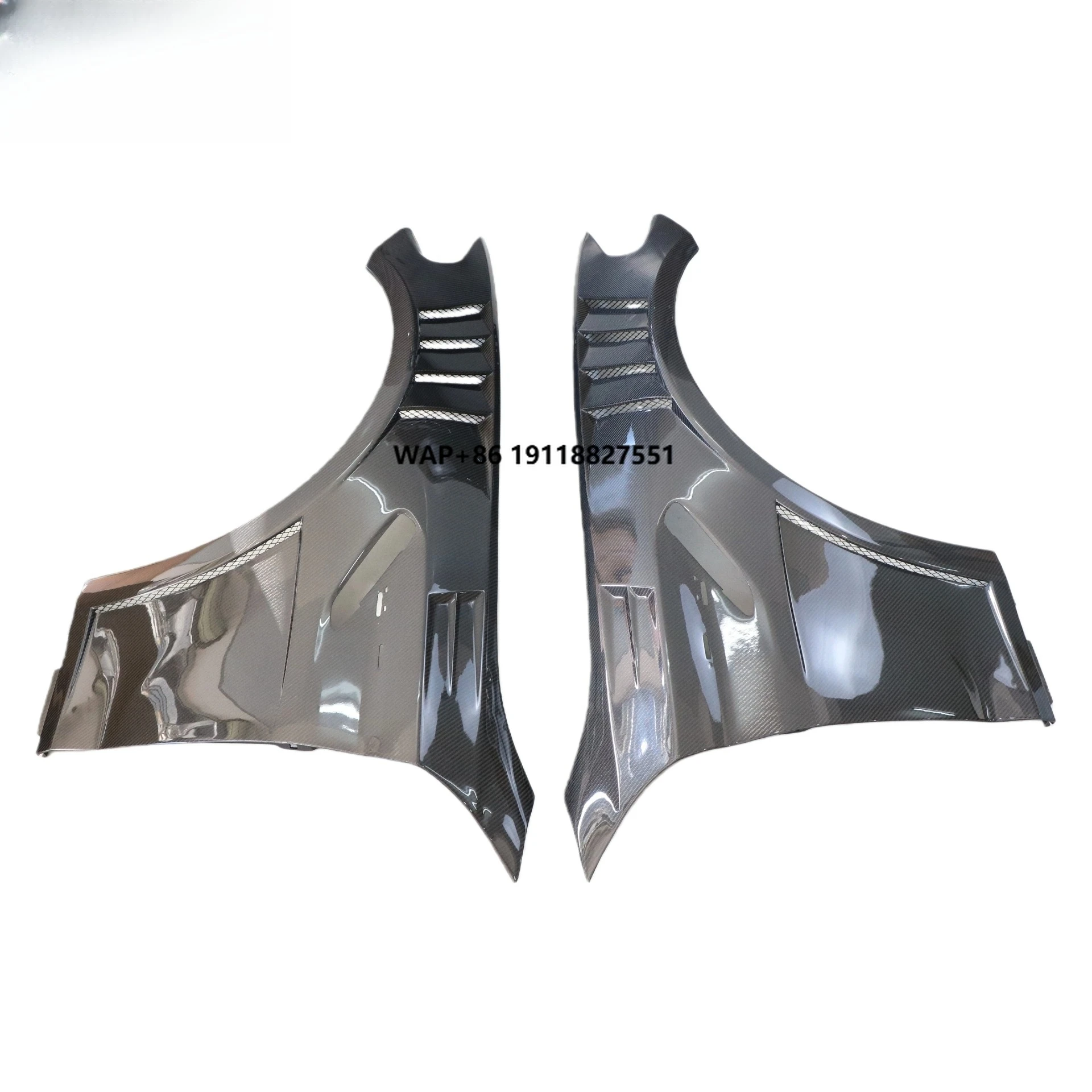 

Real Carbon Fiber Front Fenders for 5 Series M5 F90 Style 2017-2023 Car Body Kit Side Vents Replacement