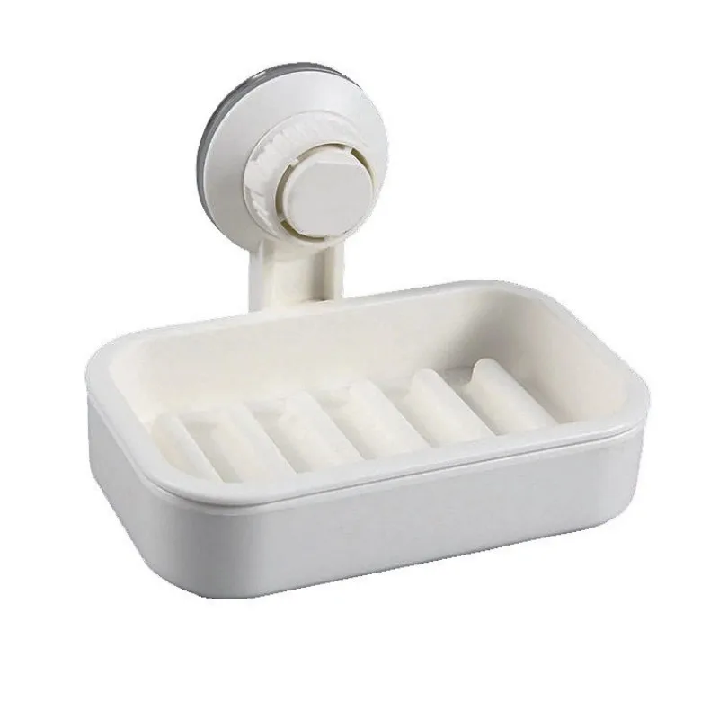 

Shower Soap Holder with Suction Cup Soap Dish Wall Mounted NO-Drilling Soap Tray Powerful for Bathroom Bathtub Kitchen Sink