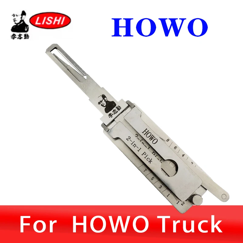 

HWO LISHI 2in1 For HOWO Truck Decoder Car Door Open tool Lock Pcik tool Locksmiths tool