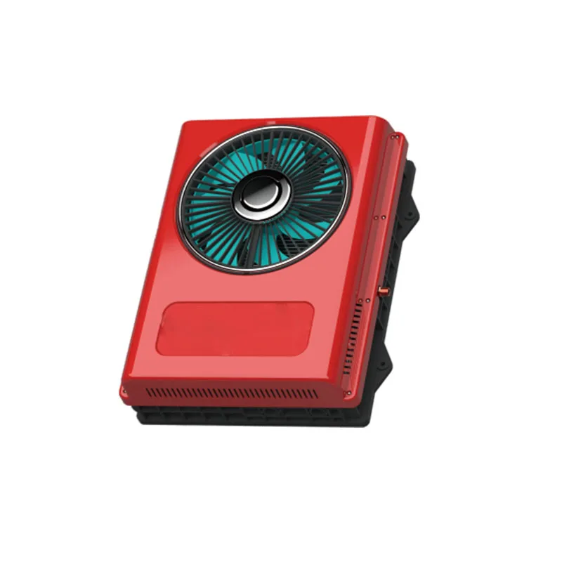 

DC 12V Caravan Mini Split Parking Cooler Back Wall RV Air Conditioner System Motorhome