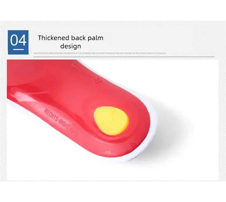 1 Paar orthopädische Einlegesohlen zur Unterstützung des Fußgewölbes, Schmerzlinderung bei Plattfüßen, Stoßdämpfungskissen, orthopädische Schuheinlagen, bequem – Detail 5