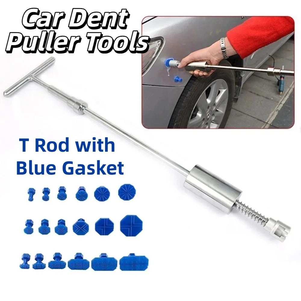 

T Rod Car Dent Puller Tools with Gasket Remove Dents Repair Dent Puller Easy To Use Manual Lever Car Dent Remover for Car
