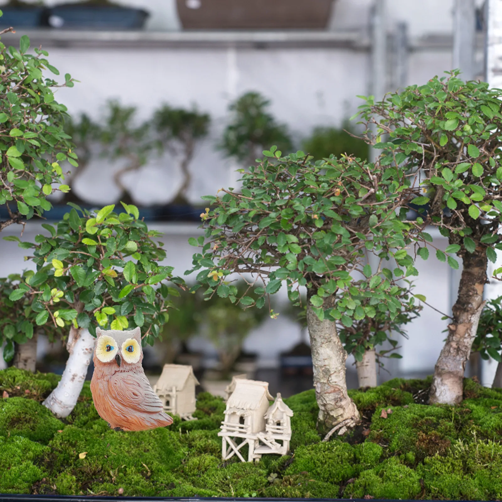 

Owl Decor Resin Mini Simulated Owl Garden Decoration Outdoor Yard Statue Garden Decor Yard Decorations Outdoor