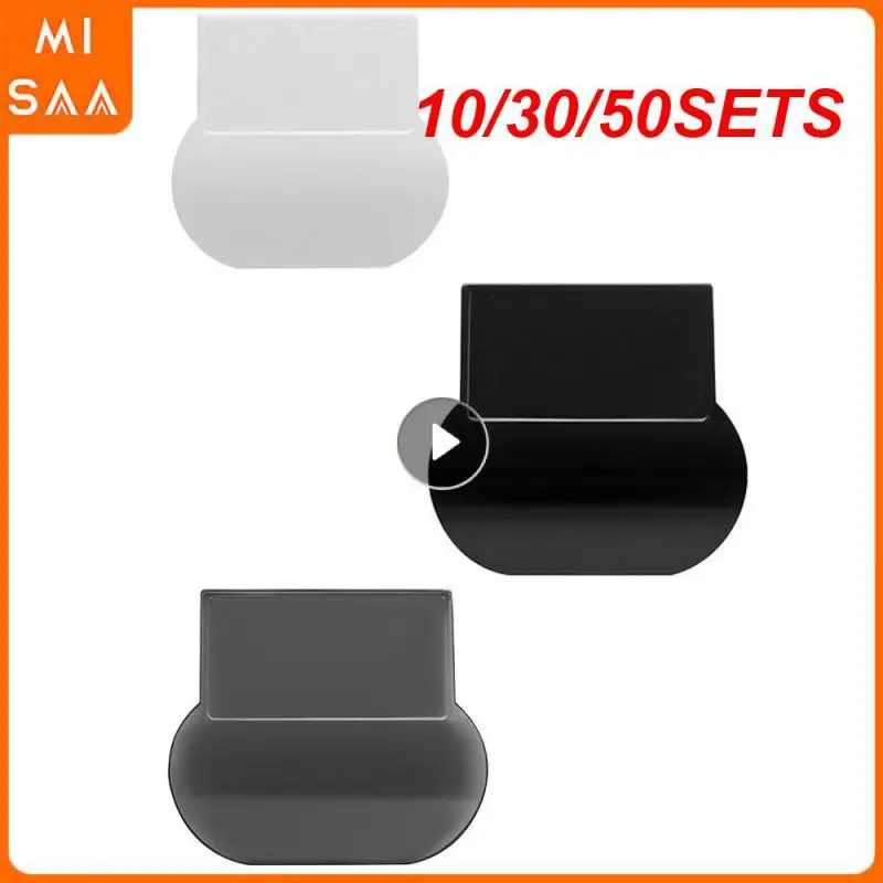 10/30/50SETS Toilet Lid Lifting Tool Preferred Material Humanized Design Tricolor Toilet Seat Cover Flipper Elegant Handle