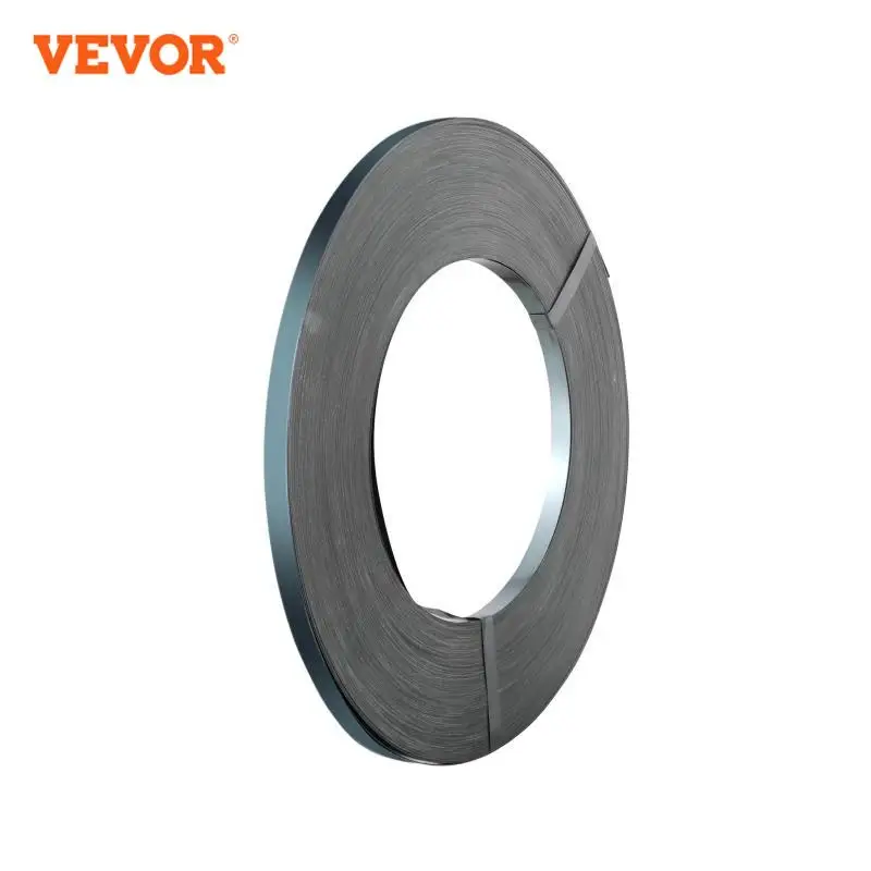 VEVOR 300ft/1640ft Packaging Steel Strapping Roll Banding Pallet Strap Coil Portable Strong Banding Packing Metal Straps