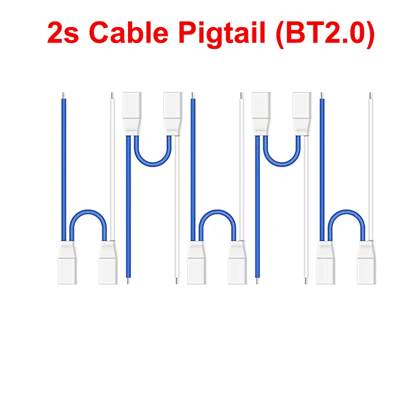 5PCS BETAFPV 2S BWhoop Cable Pigtail Cable Set BT2.0 22AWG For RC FPV Beta65X HD Beta65X FPV Kit Brushless Drone Battery