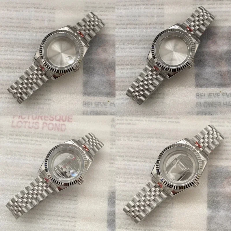 36 مللي متر 40 مللي متر الرجال ساعة حالة اليوبيل سوار الياقوت الزجاج ل Seko NH70 NH72 Nh35 NH36 NH38/4R/7S حركة 28.5 مللي متر الطلب Datejust