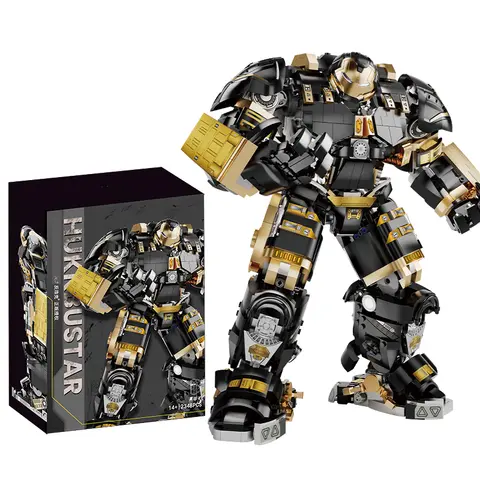 2300+pcs Black Hulk Buster Marvel Building Blocks Sets Iron Man Machine Toys Bricks Action Figures Model Gifts for Boys Adult