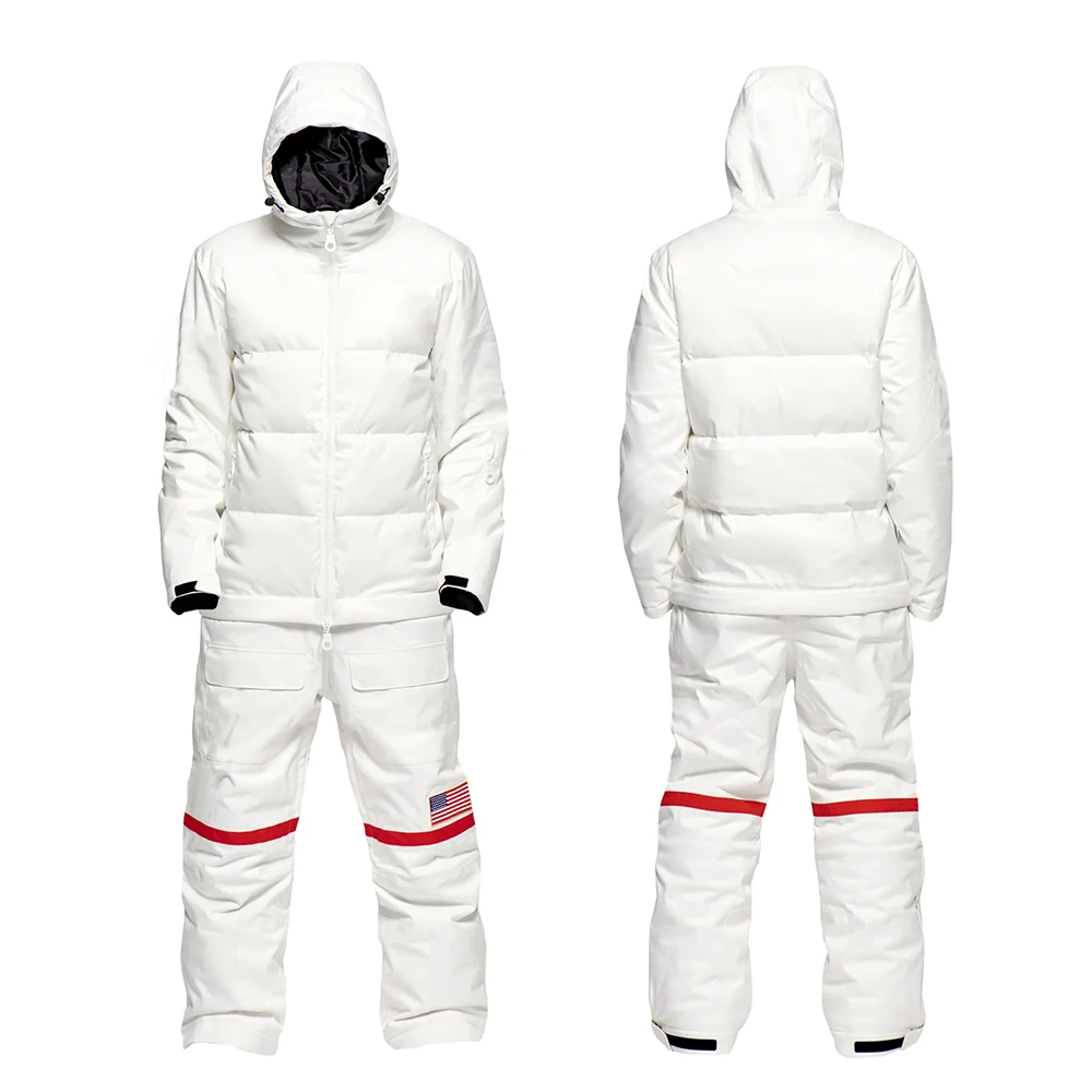 Snowboard Ski Suits Winter Waterproof Men Snowsuits Mountain Male Ski Set 2025 Sport Oversize Outdoor Jacket Pants Ski Snow Wear