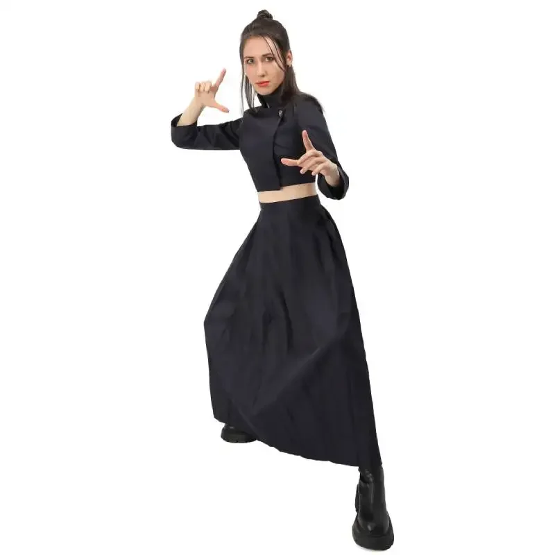 Wenam Geto Suguru cosplay anime JK cosplay adult women shirt high waist skirt Halloween high school uniform full set