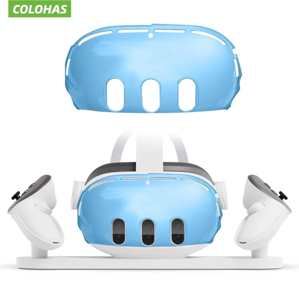 New for Meta Quest 3 Crystal Shell Scratch Resistant Cover Host Protective Cover for Quest 3 VR Accessory Drop Resistant Cover