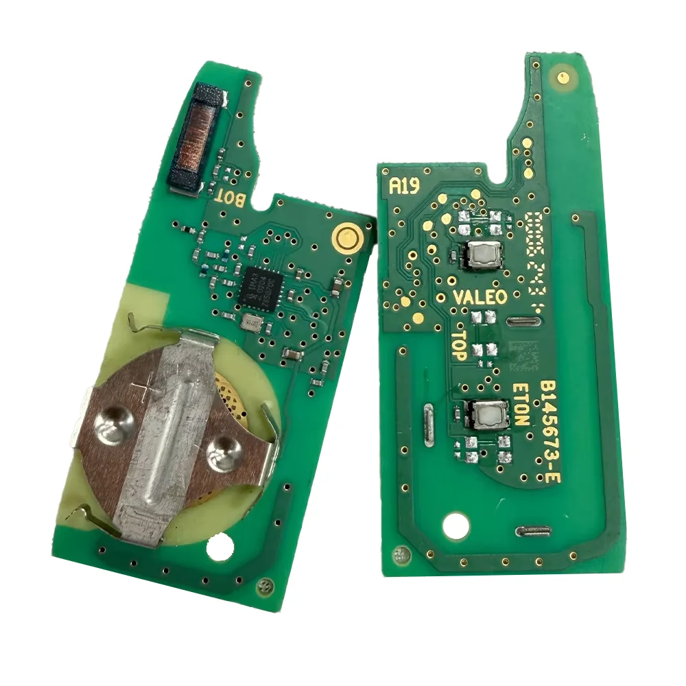 FCCID:N5F-PFK1A Original PCB 433Mhz 4A Chip For Renault Logan Duster Sandero Oroch Remote Flip Car Key Circuit Board - view 5