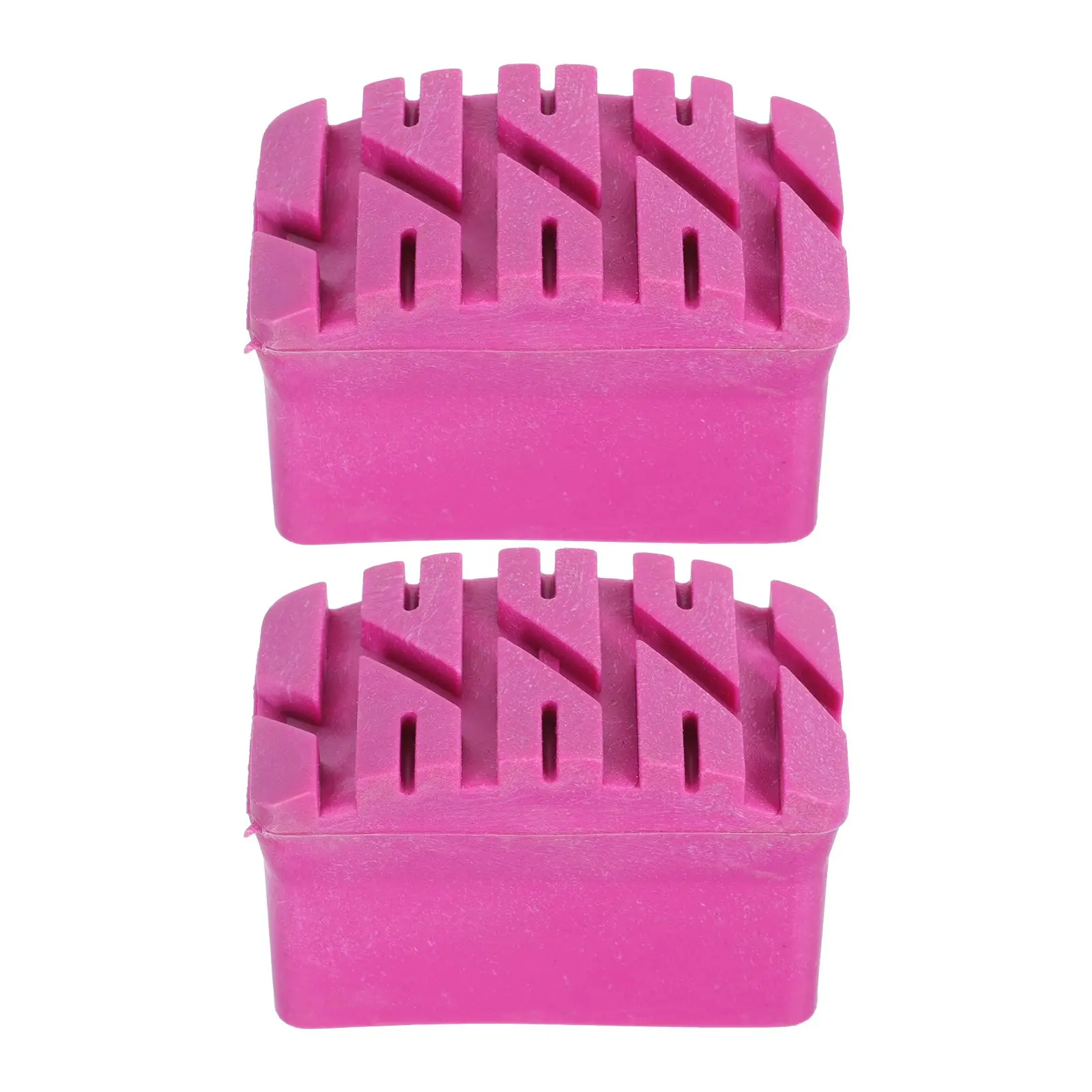 2pcs Anti Rubber Pads for Folding Feet Protector Ladder Feet Protect Cover Wear Resisting Ladder Pads Pink