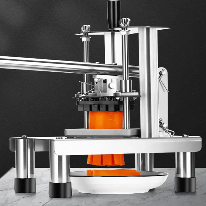 ماكينة تقطيع البطاطس المقلية اليدوية، ماكينة تقطيع البطاطس والخيار والفجل والبصل العمودي