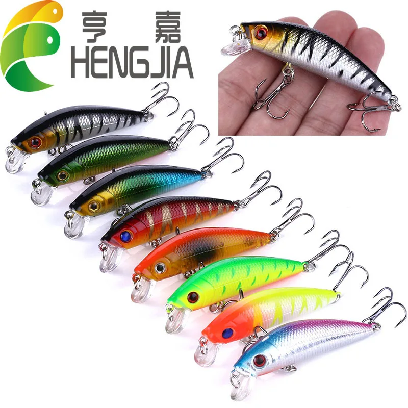 

Floating Minnow 7CM-8.1G Plastic Lure Bait Bionic Fishing Bait Long-range Freshwater False Bait Set Predatory Fish Fishing Gear