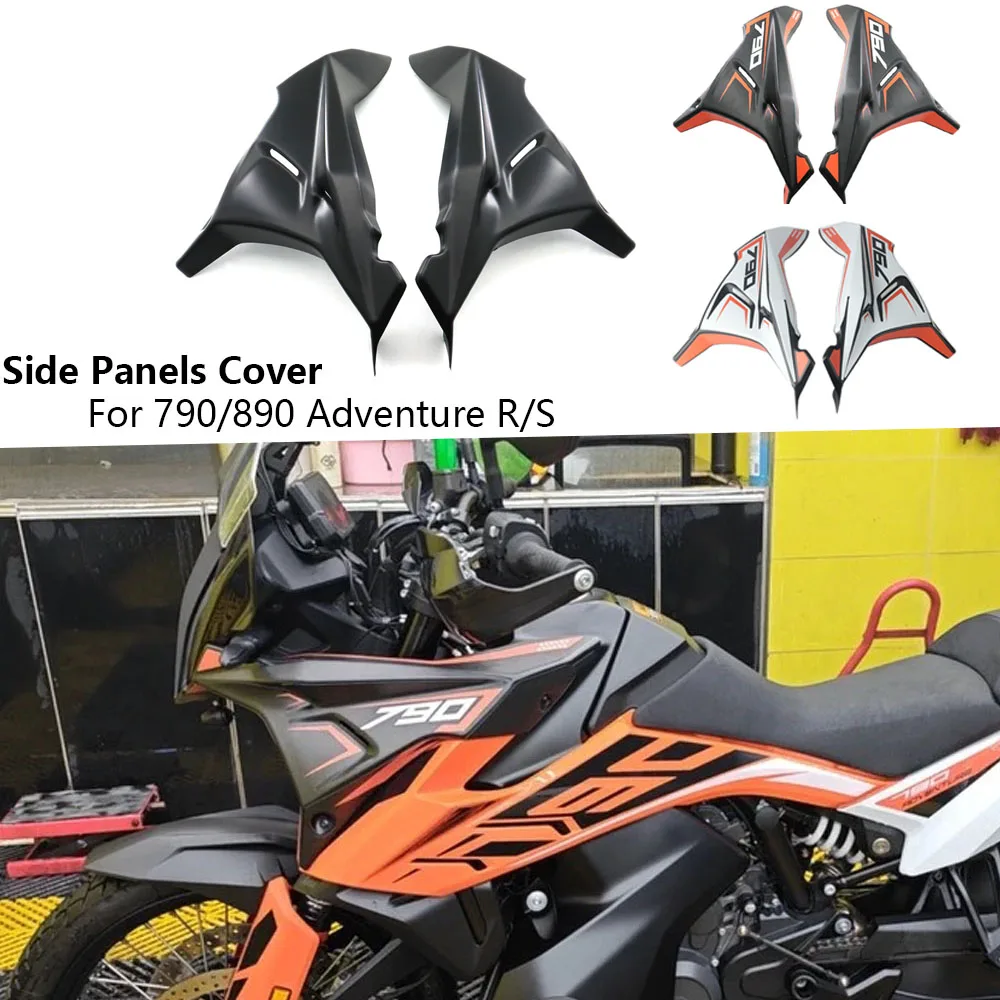 Motorcycle Front Fairing Side Panel Wind Deflector Windscreen Plate Cover Kit For 790 890 ADV Adventure R S 2022 and Before Year