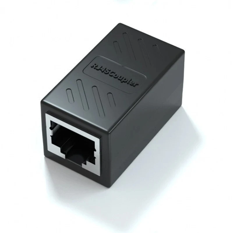 1-6Pcs RJ45 Female To Female Port Network Ethernet LAN Splitter Connector Transfer Head RJ45 Adapter Coupler CAT5 CAT6 Socket