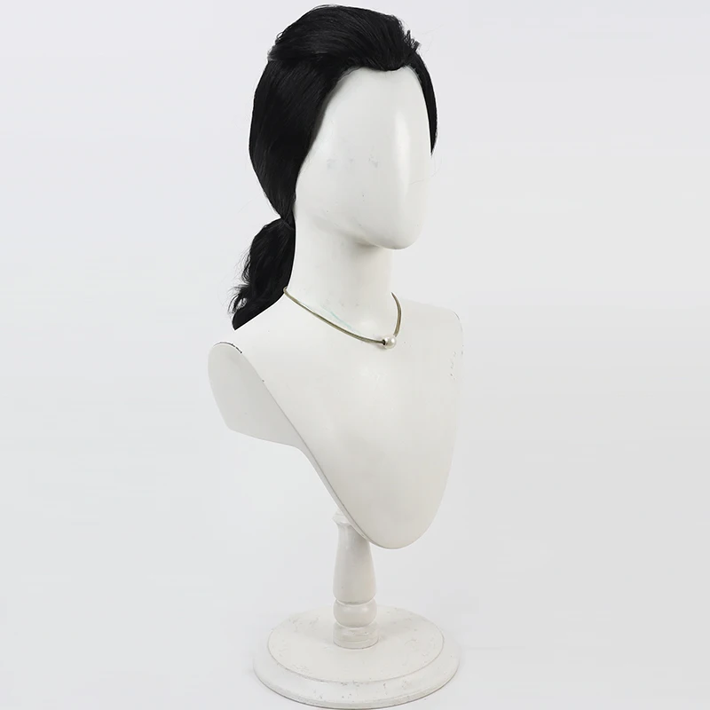 Gaston Cosplay Pruik Halloween Party Prop Synthetisch haar Hittebestendige vezel + Pruikdop