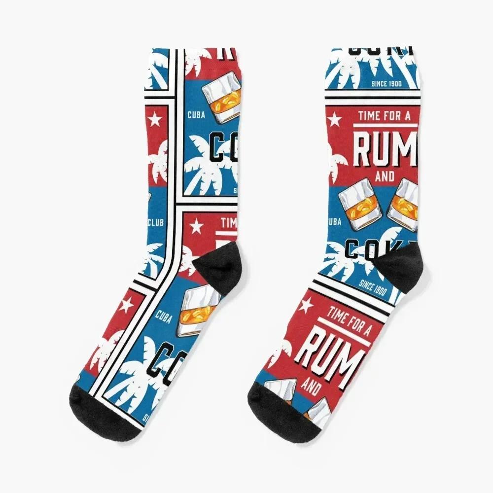 Rum Mix | Rum Drinkers | Cuna | Summertime Bar And Pub Decor Socks cycling Crossfit gifts Socks For Women Men's