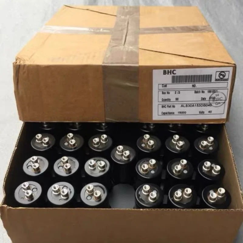 Capacitor eletrolítico britânico, Parafuso BHC, Cc 35X60, Novo