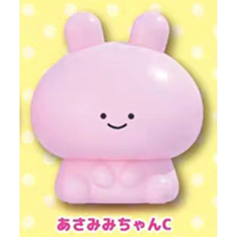 Rabbit Gashapon Glow in The Dark Desktop Ornament Action Figure Model Toys Replaceable Battery