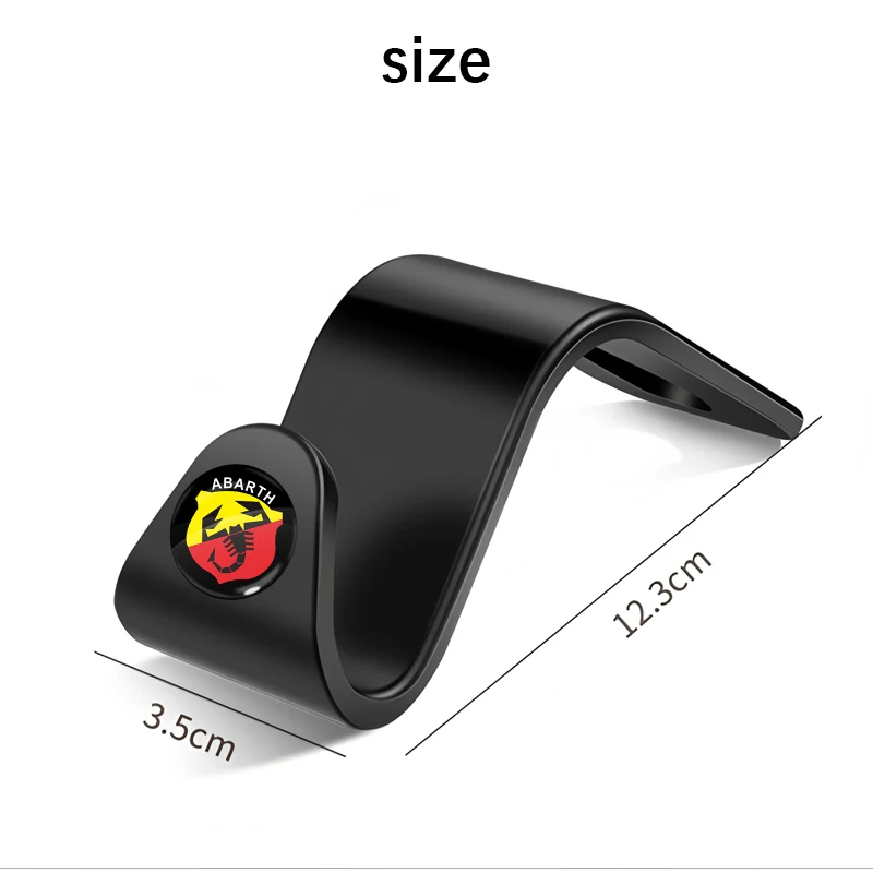 2Pcs Car Seat Back Hooks Storage Hanger Auto Accessories For Abarth FIAT Punto 500 Tipo Stilo Palio Bravo Doblo Panda Ducato