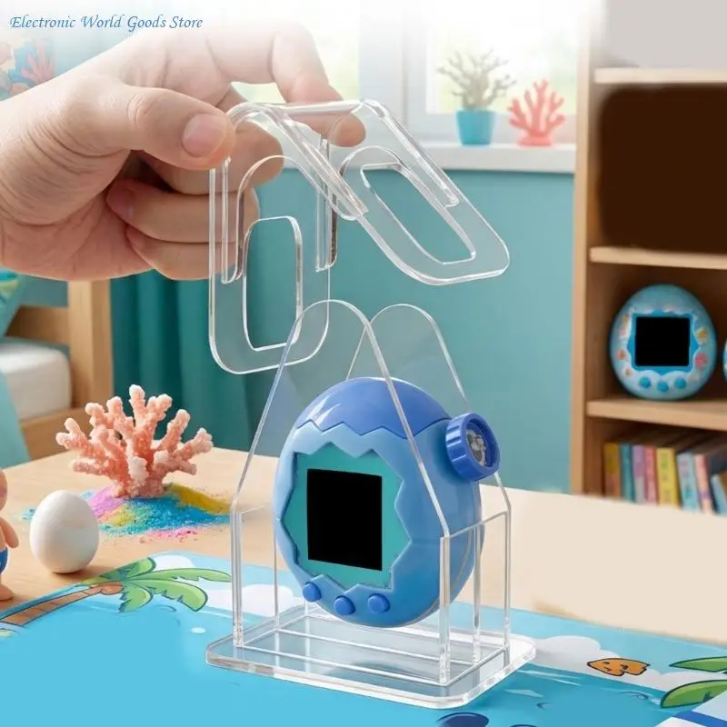A3PD High Transparency Acrylic Bracket Stand Electronic Pet Device Desktop Dock Stand Display Holder for Paradise