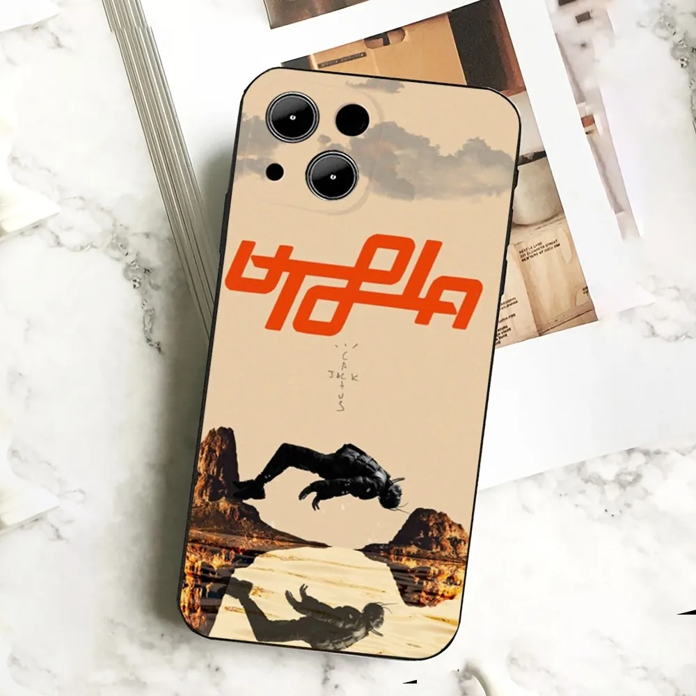 T-Travis S-Scott Utopia  Phone Case  For IPHONE 15,13,14,12,Mini ,11, Xr, X ,Xs Pro Max 8, 7 Plus Back Cover