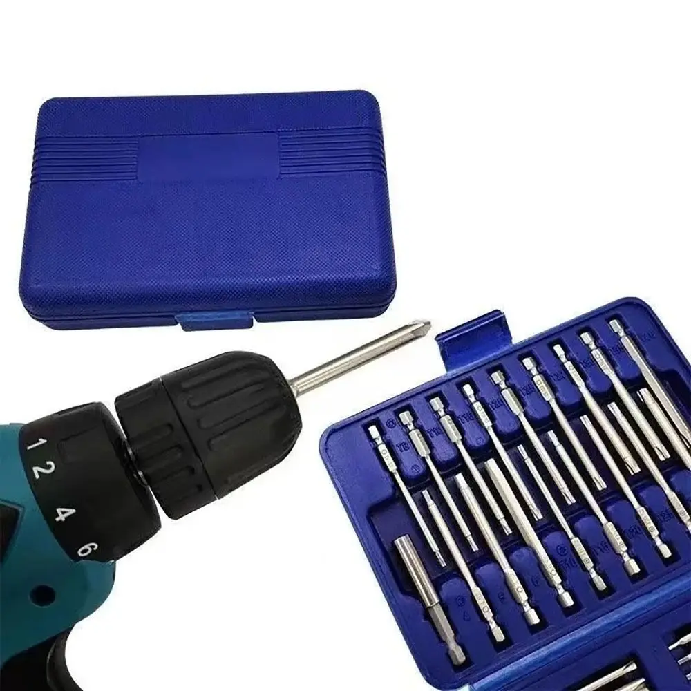 

50/36Pcs Extra Long Long Screwdriver Bit Set 75mm Magnetlc Electric Screwdriver Set 1/4 Head Multi-specification