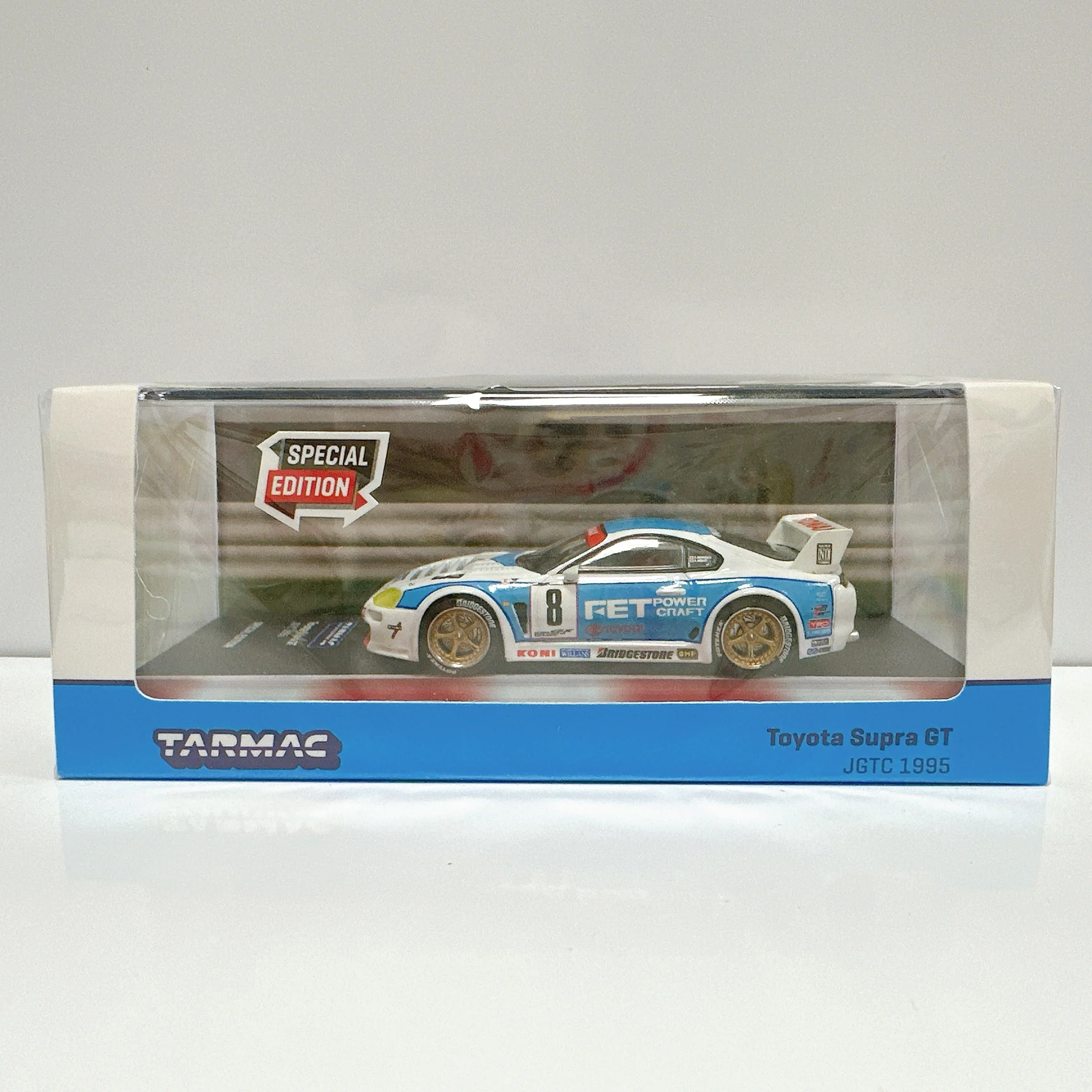 

Tarmac Works 1:64 Toyota Supra GT JGTC 1995 Car Model Collection Miniature Toy TW