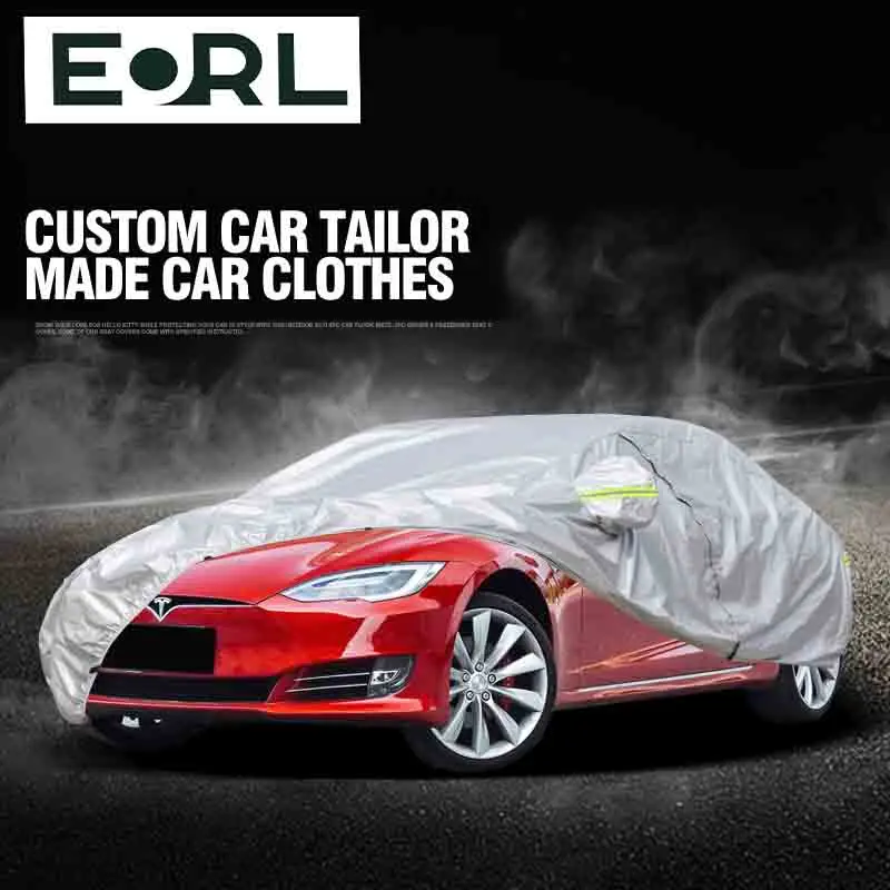 

Car Thickened Heat-insulation Cover Clothing Rainproof Snowproof Cover Exterior Protector For Tesla Model 3 car Accessories