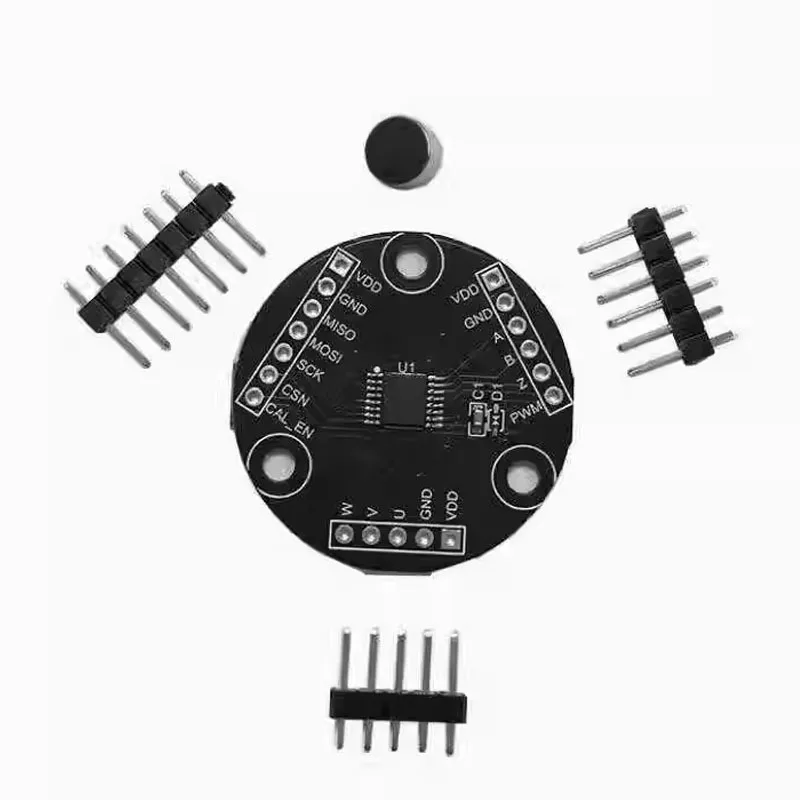 MT6826S High-Speed Magnetic Encoder - 14-bit Precision, ABZ+UVW Output,100000 RPM for Servo Motor/Drone Gimbal/Medical Robotics
