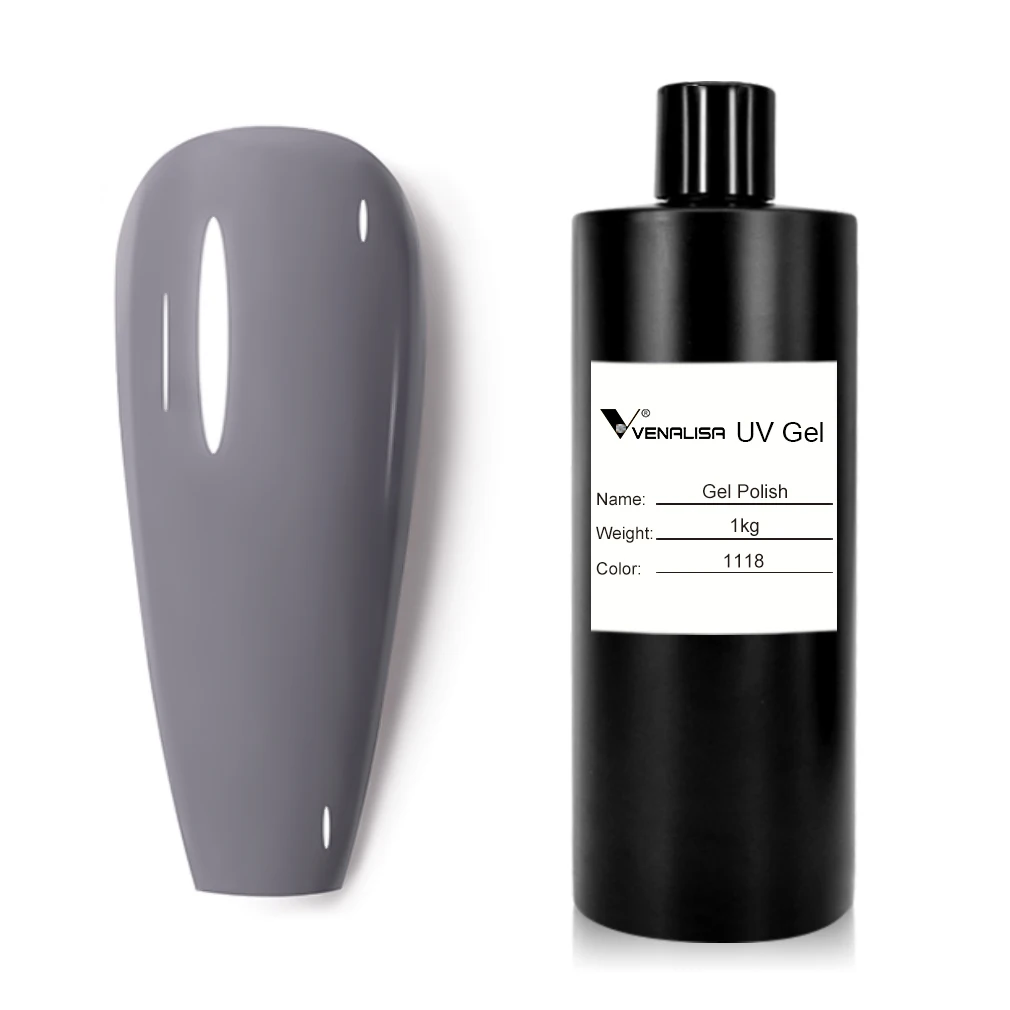 Venalisa Jelly Color Construction Gel Transparant Roze 1l Volume Doordrenken Van Opgeheven Semi-Permanente Zelfnivellerende Pastelgellak
