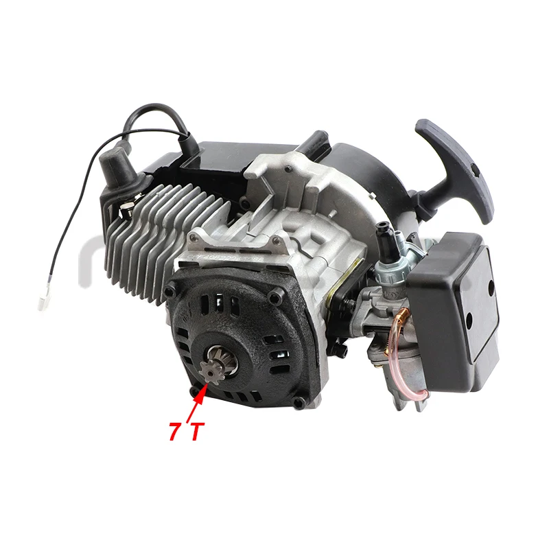 Motorcycle 43cc 47cc 49cc 2 stroke engine Motor Mini quad rocket pocket bike ATV pull start engine Accessories