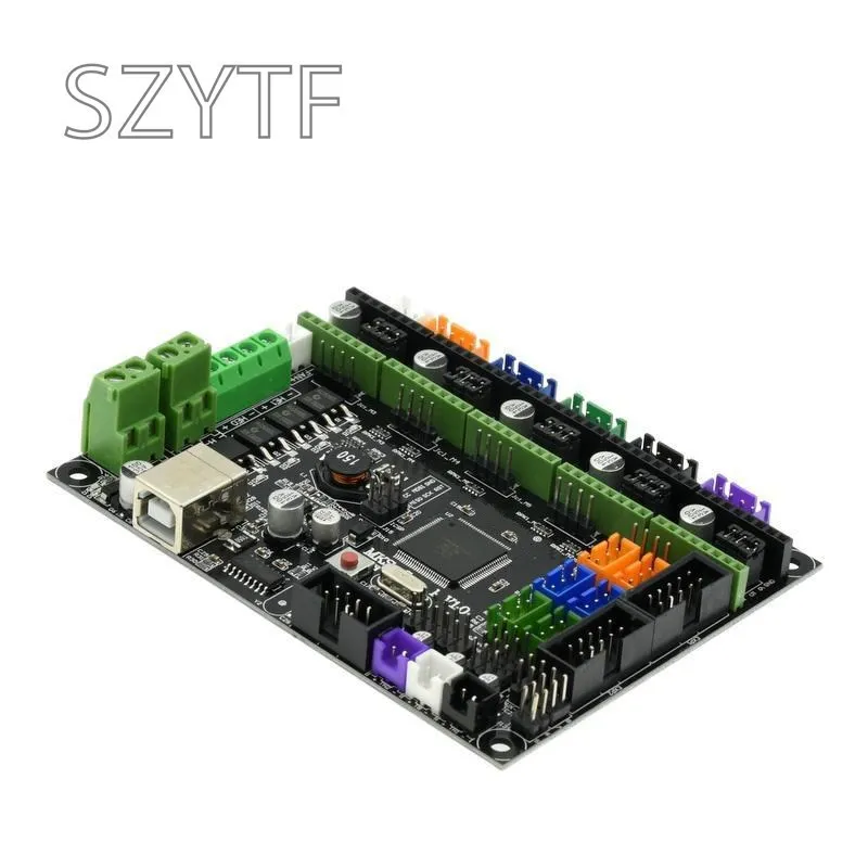 MKS GEN L V1.0 Circuit Board For 3D Printer Motherboard Control Panel Mainboard Compatible With Ramps 1.4 & Mega 2560