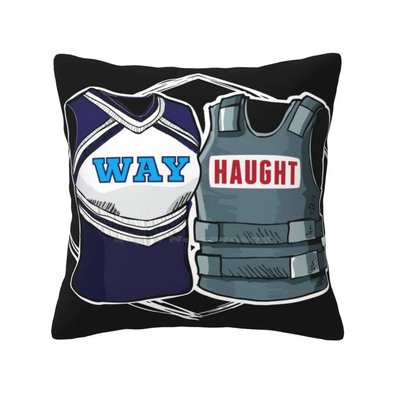 Wayhaught Uniforms-Dark Background Home Sofa Car Cushion Cover Pillowcase Wayhaught Wynonna Earp Waverly Nicole Haught Lesbian