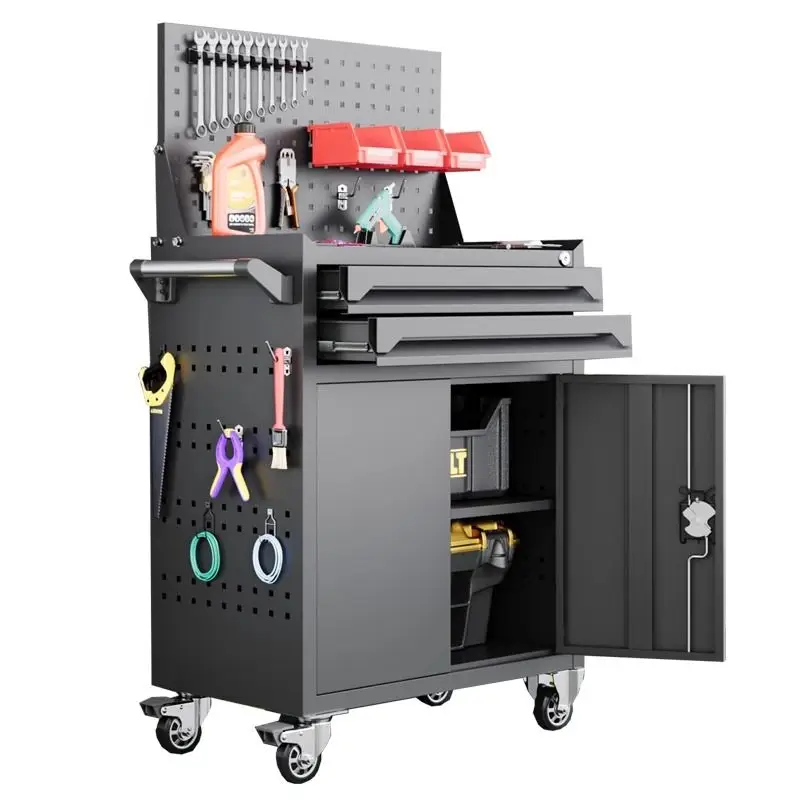 Workshop mobile tool car repair tool cabinet, trolley toolbox