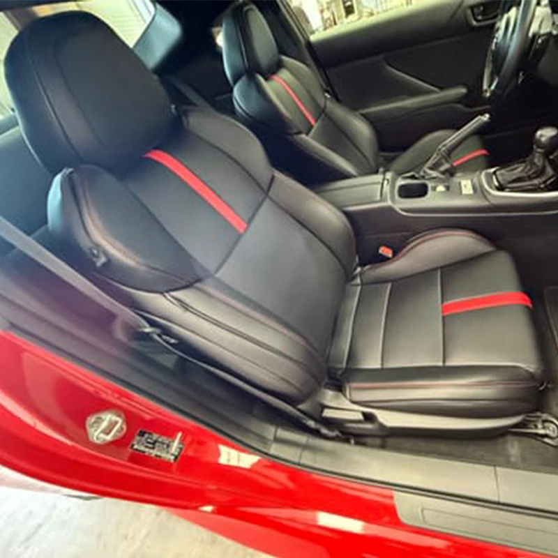 

For 2022 2023 2024 Toyota GR86 Base Premium Car Accessories Protector Custom Fit Artificial Nappa Leather Car Seat Covers 5 Seat