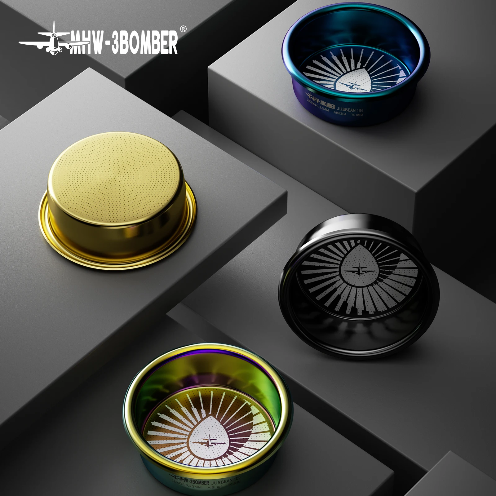 

MHW-3BOMBER 58 мм корзина для фильтра с высокой экстракцией 18 г прецизионная корзина для фильтров для 58 мм эспрессо-машины корзина для фильтра для эспрессо