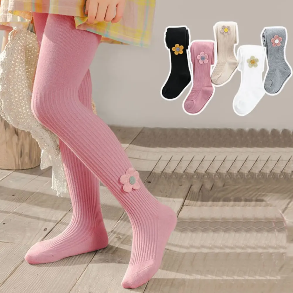 

baby leggings tights children big cotton thick girls stocking female baby conjoined stockings Toddler pantyhose