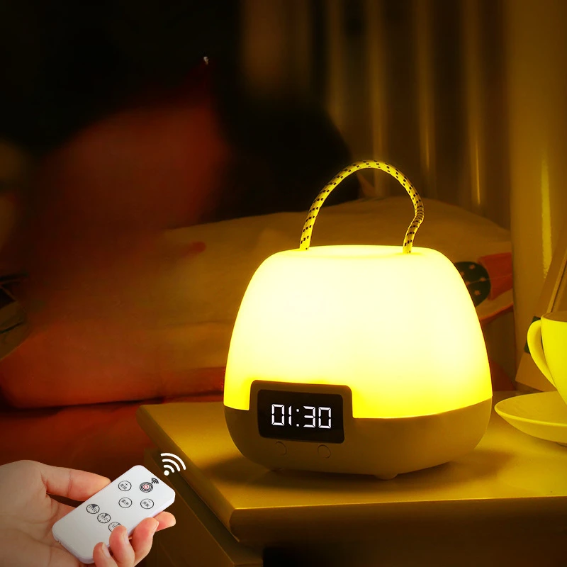 

Variable Lighting Desk Lamp Convenient Remote Control Small Night Light Creative Portable Bedroom Bedside Lamp Pendable