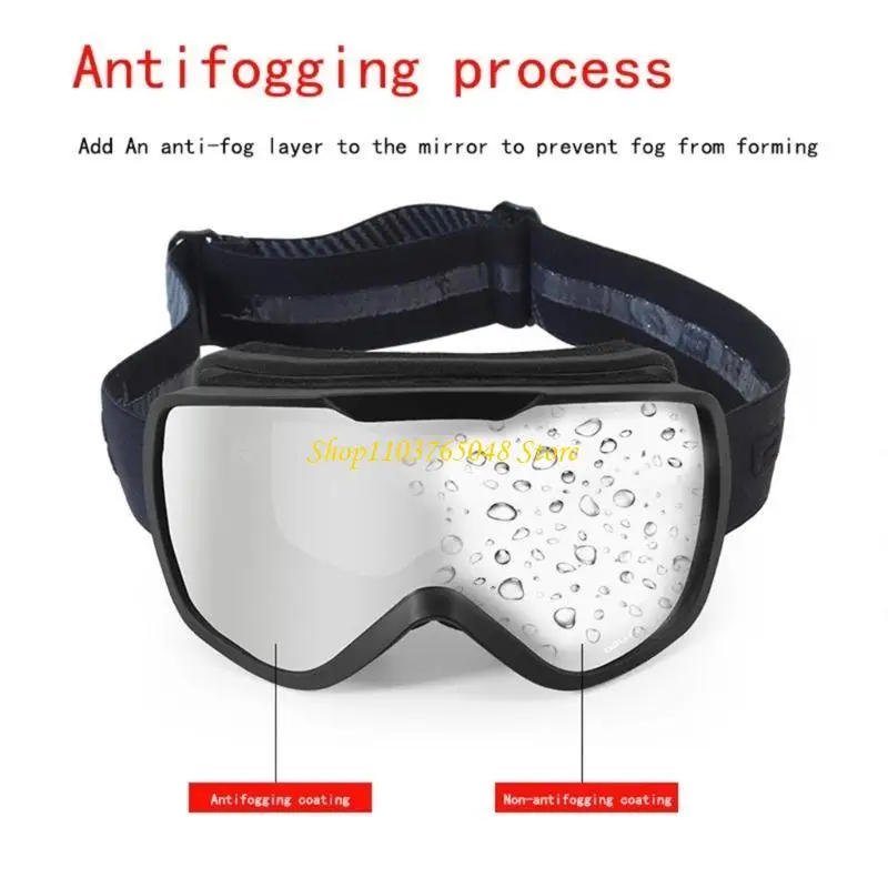 R53E Ski Goggles Myopia-Glasses Anti-fog Snowboard Goggles UV-Protection Snow Goggles Outdoor Sport Googles