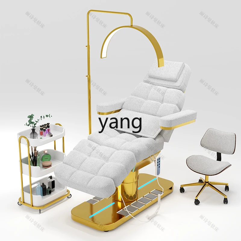 

yjq high-end electric beauty bed lifting massage bed massage massage eyelash face wash light luxury