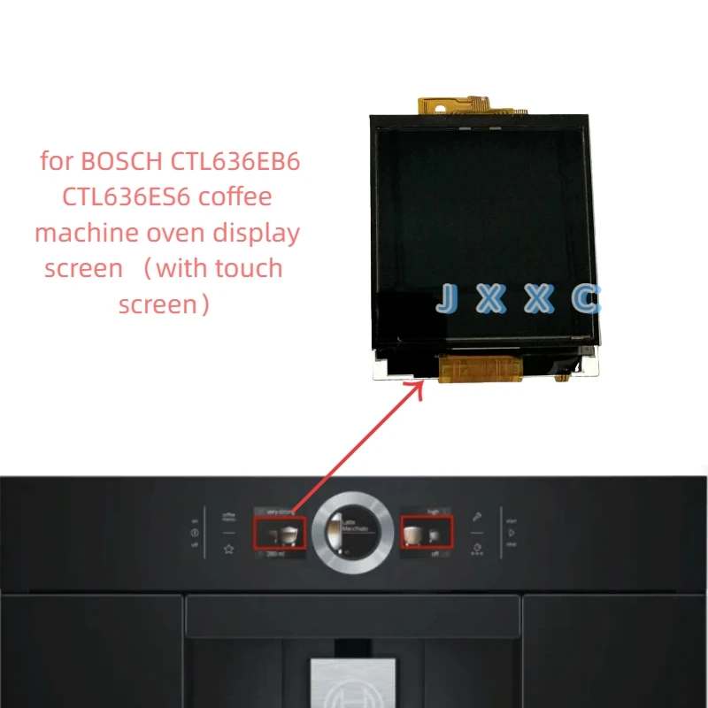 New Original Suitable for BOSCH CTL636EB6 CTL636ES6 CTL636EB1  coffee machine oven display screen LCD screen accessories