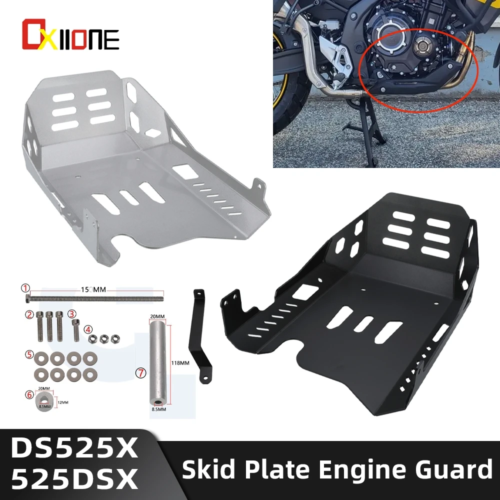 

CNC Skid Plate Sump Bash Cover For VOGE Valico DS525X 525DSX 2023 2024 2025 Motorcycle Engine Guard Protection Cover Accessories