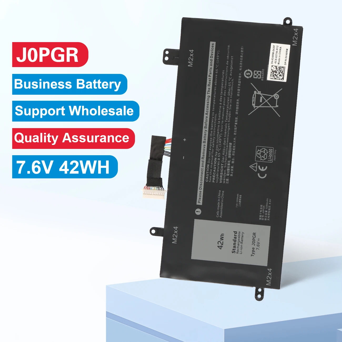 

KingSener 7.6V 42Wh J0PGR Laptop Battery For DELL Latitude 5285 5290 Series T17G 1WND8 JOPGR X16TW T17G001 JOPGR