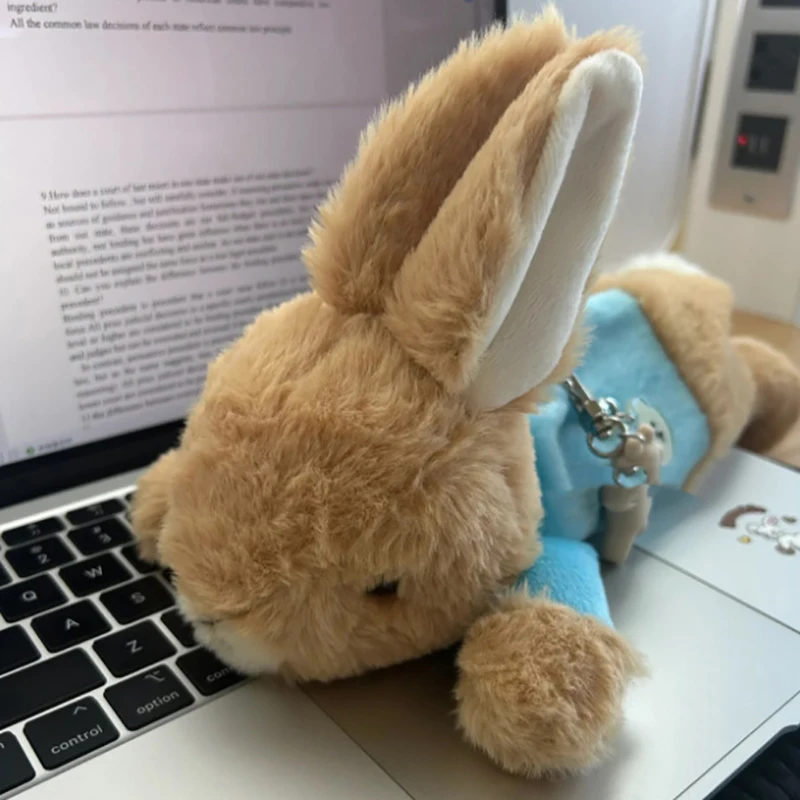 Cute Plush Rabbit Pencil Case Student Stationery School Supplies Kawaii Doll Back To School Storage Bag Pen Bag Stationery 1pc